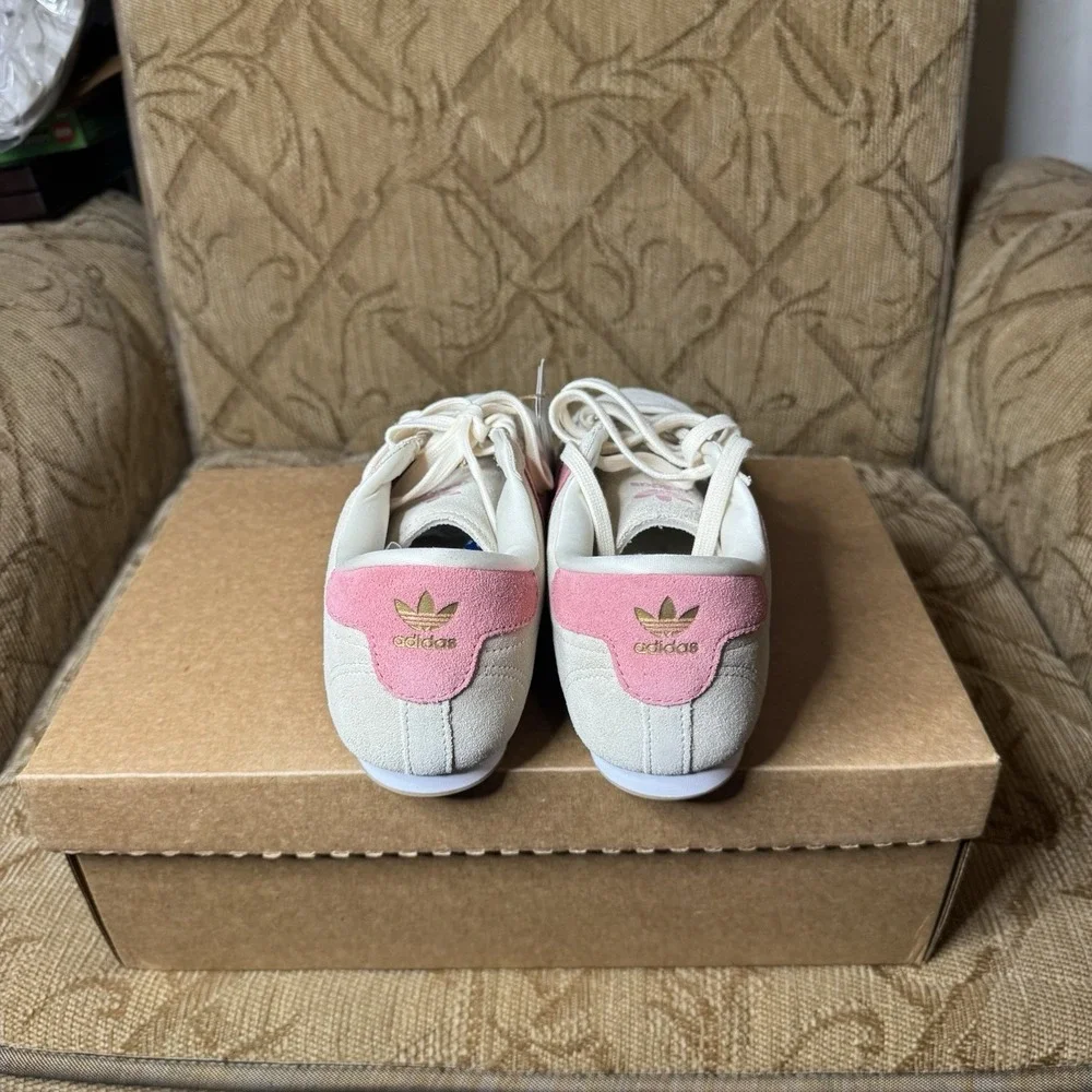 Adidas Taekwondo Lace J Women's Size 8 - Off White Bliss Pink Pink Fusion JQ4491